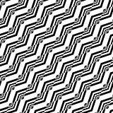 Design seamless monochrome zigzag geometric pattern
