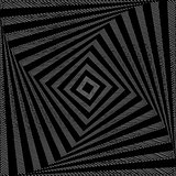 Design monochrome twirl movement square background