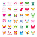 biggest collection of vector logos butterflies 