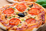 Vegetarian mini pizza