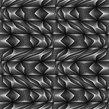 Design seamless monochrome illusion pattern