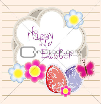 Easter holiday vector background