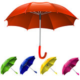 Umbrellas set