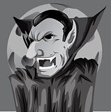 Cartoon Count Dracula 