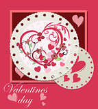 Valentine's day card design