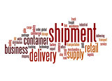 Shipment word cloud
