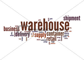 Warehouse word cloud