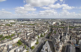 Aerial view of Nantes (France)