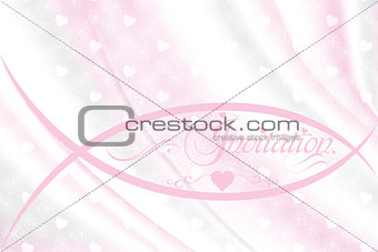 Valentines day festive bokeh background - Stock Illustration
