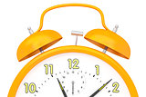 orange alarm clock