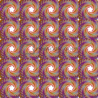 Seamless pattern with spirals