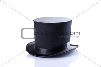 Black classic top hat 