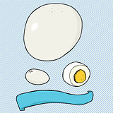 Egg on Blue