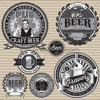 set  retro icons to topic beer
