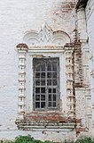 Old window in ancient church