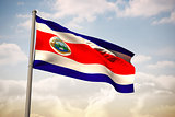 Costa rica national flag
