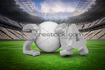 World cup 2014 in white and grey