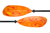 colorful kayak paddle 