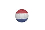 Football in holland colours