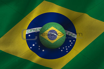 Football in brasil colours