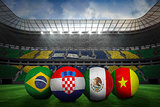 Group a world cup footballs