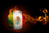 Fire surrounding mexico ball