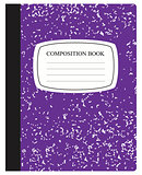 Purple Composition Book