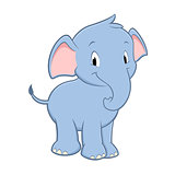 Cartoon Baby Elephant