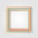 shape made from color lines