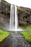 Seljalandsfoss is one of the most famous waterfalls of Iceland.
