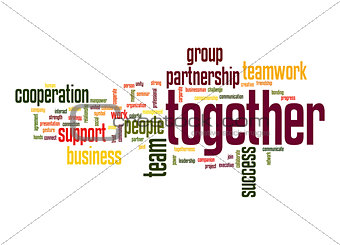 Together word cloud
