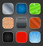 Backgrounds with texture for the app icons