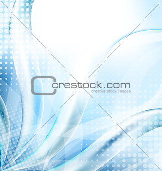 Abstract blue techno background