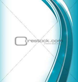 Shiny blue background, trendy colorful card