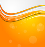 Abstract bright orange background with circles