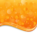 Abstract orange background with light effect