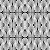 Design seamless twirl movement striped pattern