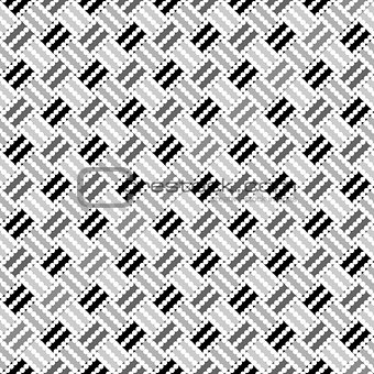 Design seamless monochrome pointed pattern