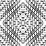 Design seamless monochrome interlaced pattern