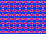 Seamless decorative pattern with rhombus