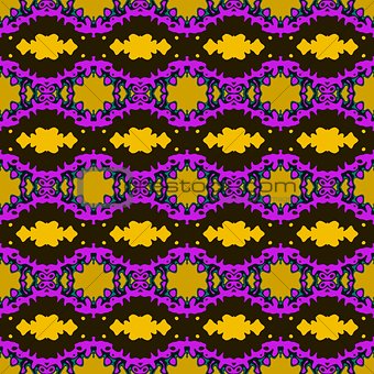 Seamless decorative pattern with rhombus