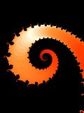 Fractal background with spiral