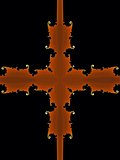 Decorative fractal cross