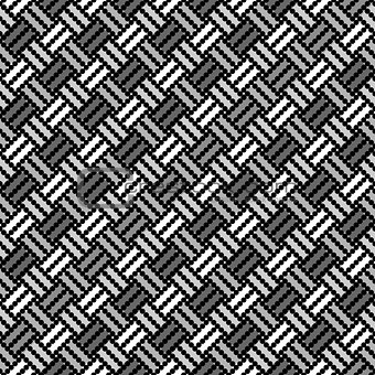 Design seamless monochrome pointed pattern