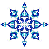 blue oriental ottoman design twenty-nine