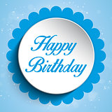 Happy Birthday Colorful Background Card