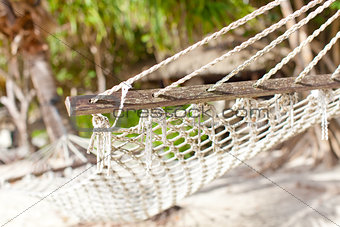 close-up of hammock