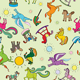 toy horses pattern
