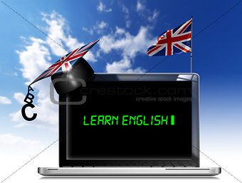 Learn English - Laptop Computer