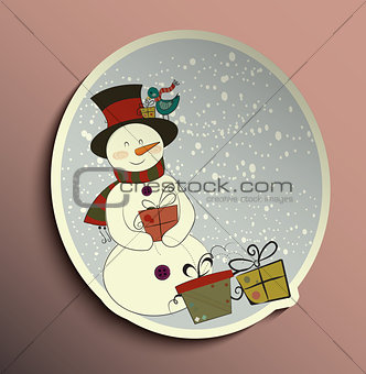Snowman tag